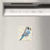 Birdorable Budgie Blue Magneet (Insitu (Vaatwasser))