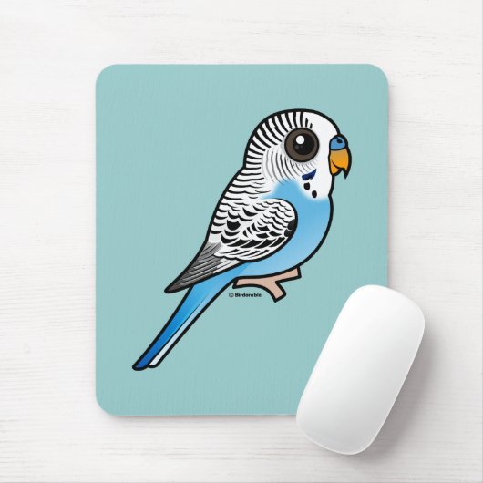 Birdorable Budgie Blue Muismat (Met muis)