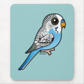 Birdorable Budgie Blue Muismat (Voorkant)