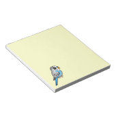 Birdorable Budgie Blue Notitieblok (Schuin)