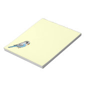 Birdorable Budgie Blue Notitieblok (Linkerzijde)