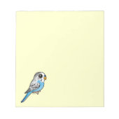 Birdorable Budgie Blue Notitieblok (Voorkant)
