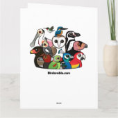 Birdorable Burrowing Uil Witch Kaart (Achterkant)