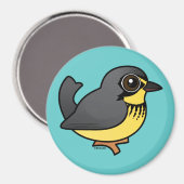 Birdorable Canada Warbler Magneet (Voorkant / Achterkant)