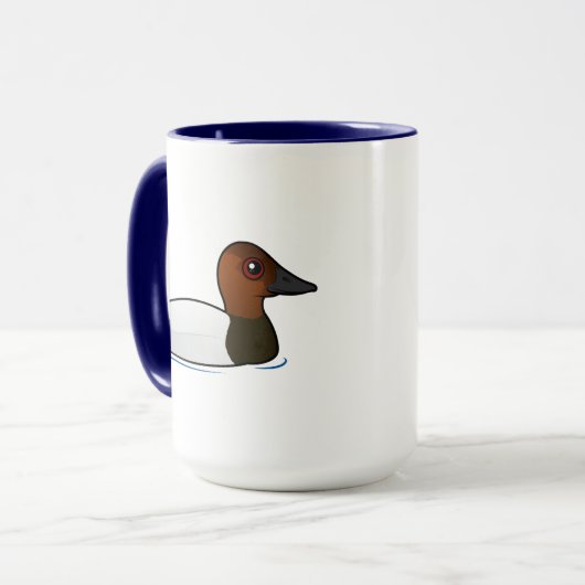 Birdorable Canvasback Mok (Voorkant links)