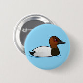 Birdorable Canvasback Ronde Button 5,7 Cm (Voorkant /achterkant)