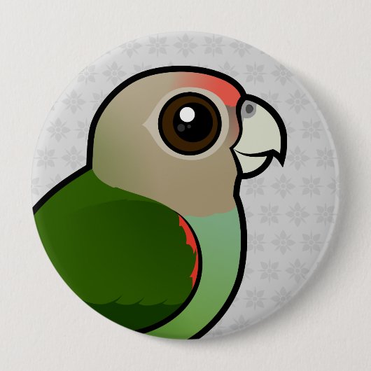 Birdorable Cape Parrot Ronde Button 4,0 Cm (Voorkant)