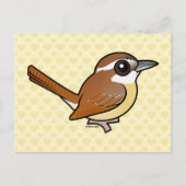 Birdorable Carolina Wren Briefkaart (Voorkant)