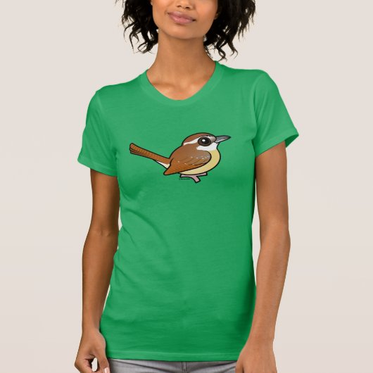 Birdorable Carolina Wren T-shirt (Voorkant)
