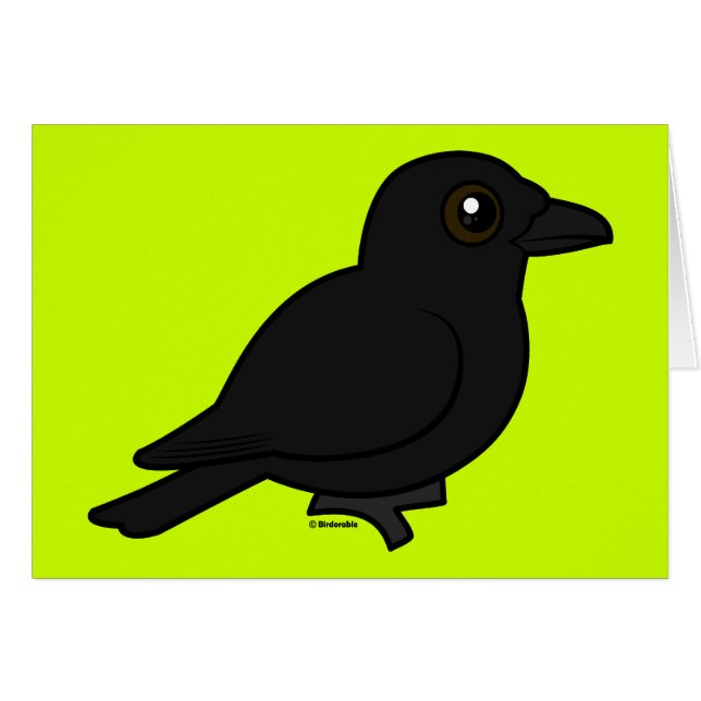Birdorable Carrion Crow (Voorkant Horizontaal)