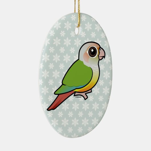 Birdorable Cinnamon Green-cheeked Conure Keramisch Ornament (Rechts)