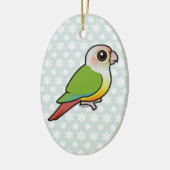 Birdorable Cinnamon Green-cheeked Conure Keramisch Ornament (Links)