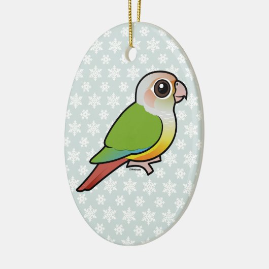Birdorable Cinnamon Green-cheeked Conure Keramisch Ornament (Links)