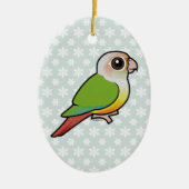 Birdorable Cinnamon Green-cheeked Conure Keramisch Ornament (Voorkant)
