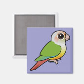 Birdorable Cinnamon Green-cheeked Conure Magneet (Voorkant / Achterkant)