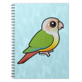 Birdorable Cinnamon Green-cheeked Conure Notitieboek (Voorkant)
