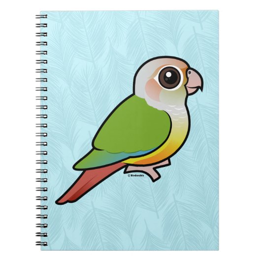 Birdorable Cinnamon Green-cheeked Conure Notitieboek (Voorkant)