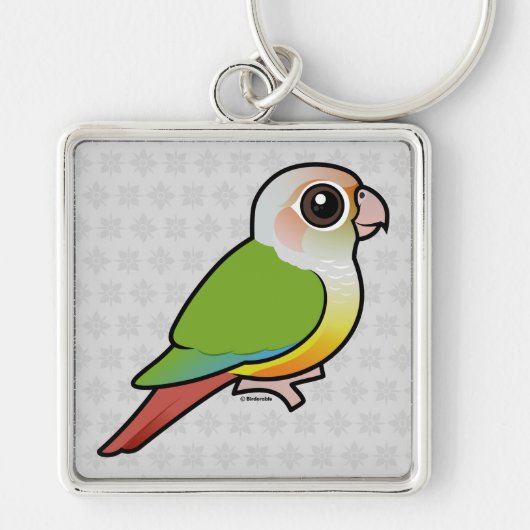 Birdorable Cinnamon Green-cheeked Conure Sleutelhanger (Voorkant)