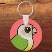 Birdorable Cinnamon Green-cheeked Conure Sleutelhanger (Voorkant)