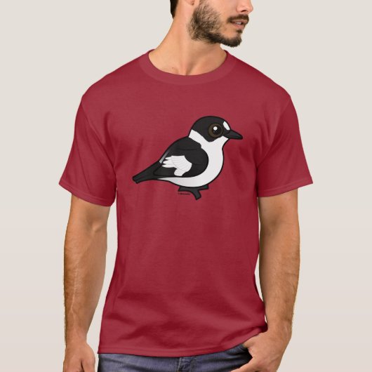 Birdorable Collared Flycatcher T-shirt (Voorkant)