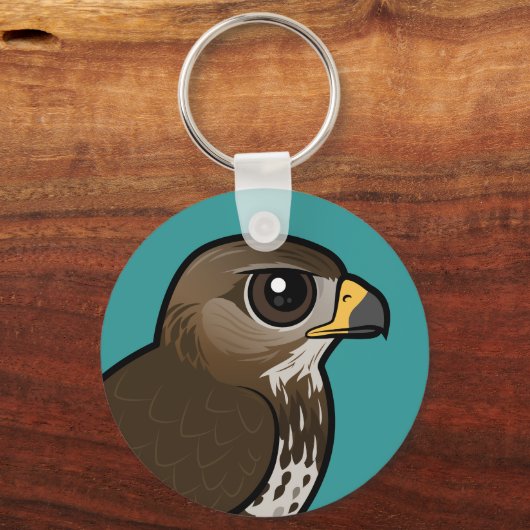 Birdorable Common Buzzard Sleutelhanger (Voorkant)