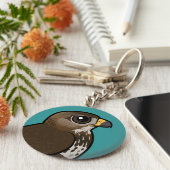 Birdorable Common Buzzard Sleutelhanger (Zijkant)