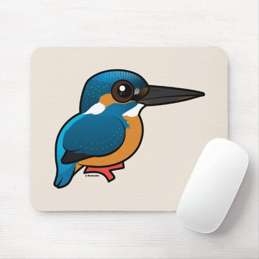 Birdorable Common Kingfisher Muismat (Met muis)