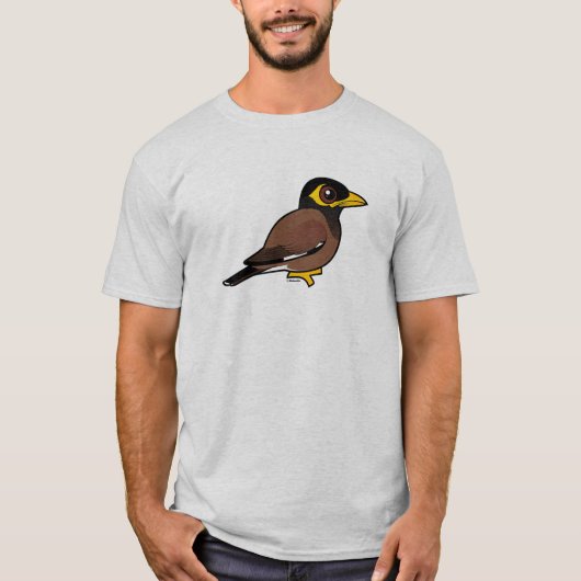Birdorable Common Myna T-shirt (Voorkant)