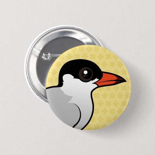 Birdorable Common Tern Ronde Button 5,7 Cm (Voorkant /achterkant)