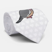 Birdorable Common Wood Pigeon Stropdas (Opgerold)