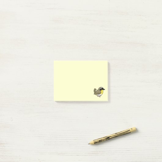 Birdorable Common Yellowkeel Post-it® Notes (Op bureau)