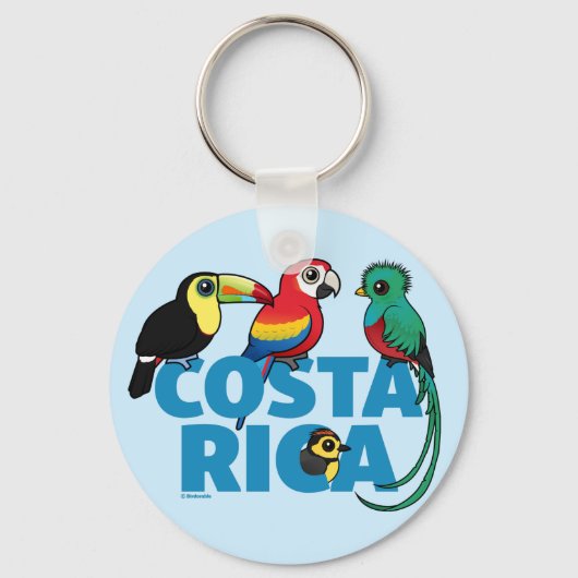 Birdorable Costa Rica Sleutelhanger (Voorkant)