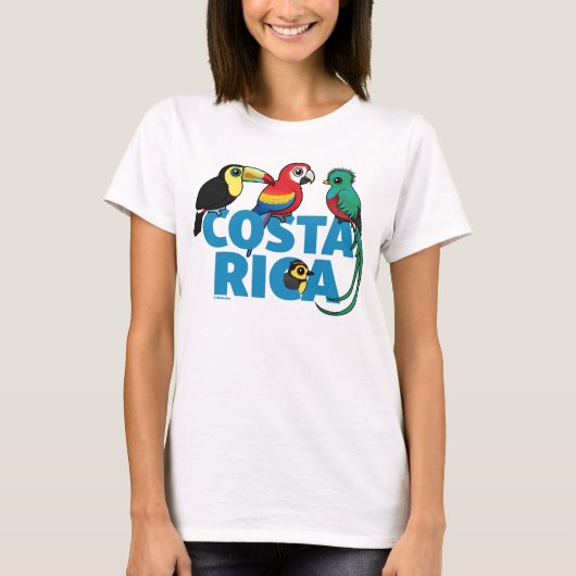 Birdorable Costa Rica T-shirt (Voorkant)