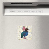 Birdorable Crested Partridge Magneet (Insitu (Vaatwasser))