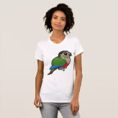 Birdorable Crimson-bellied Paraket T-shirt (Voorkant volledig)