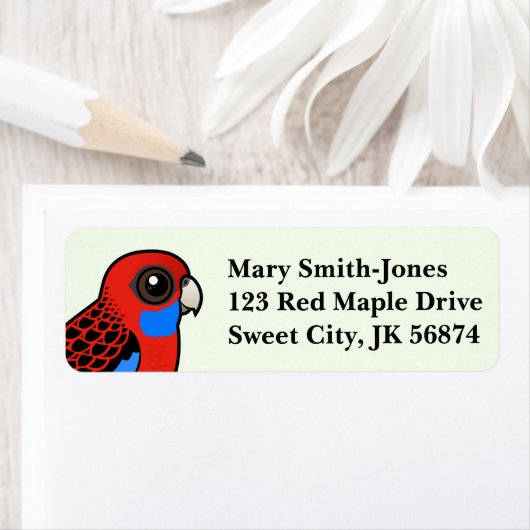 Birdorable Crimson Rosella Etiket (Insitu)