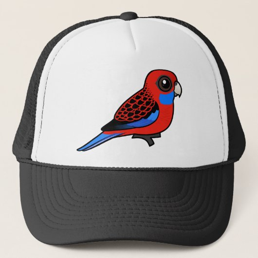 Birdorable Crimson Rosella Trucker Pet (Voorkant)