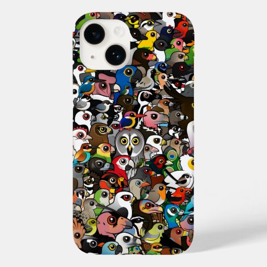 Birdorable Crowd Case-Mate iPhone Case (Achterkant)
