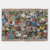 Birdorable Crowd Deken (Voorkant)