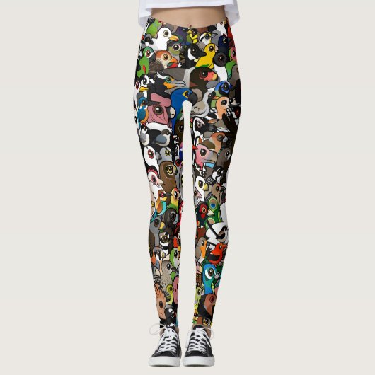 Birdorable Crowd Leggings (Voorkant)