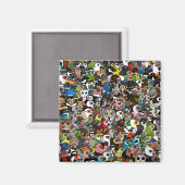 Birdorable Crowd Magneet (Voorkant / Achterkant)