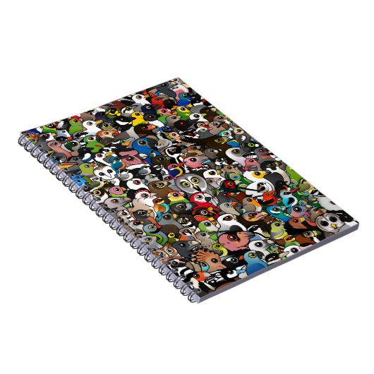 Birdorable Crowd Notitieboek (Rechterzijde)