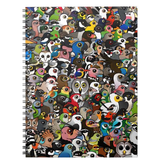 Birdorable Crowd Notitieboek (Voorkant)
