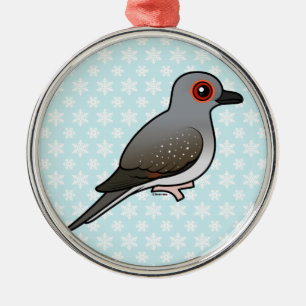 Birdorable Diamond Dove Metalen Ornament