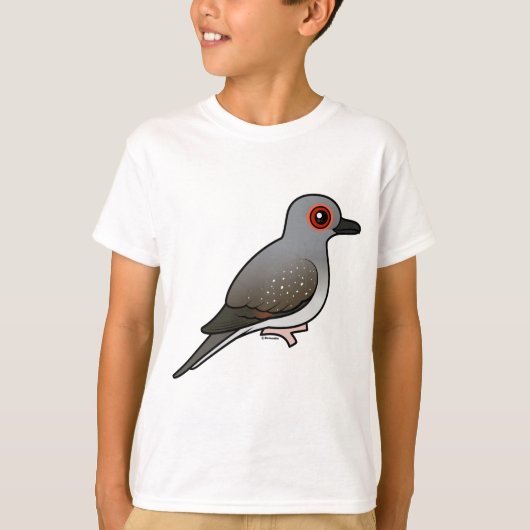 Birdorable Diamond Dove T-shirt (Voorkant)
