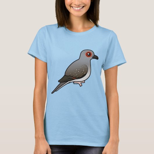 Birdorable Diamond Dove T-shirt (Voorkant)