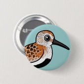 Birdorable Dunlin Ronde Button 5,7 Cm (Voorkant /achterkant)