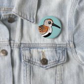 Birdorable Dunlin Ronde Button 5,7 Cm (In situ)