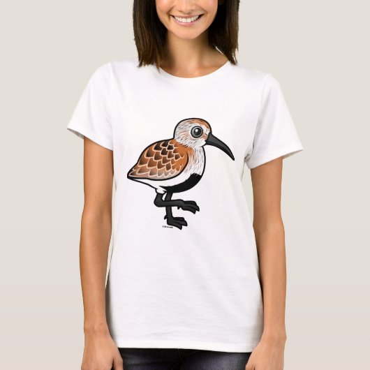 Birdorable Dunlin T-shirt (Voorkant)