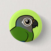 Birdorable Dusky Conure Ronde Button 3,2 Cm (Voorkant)